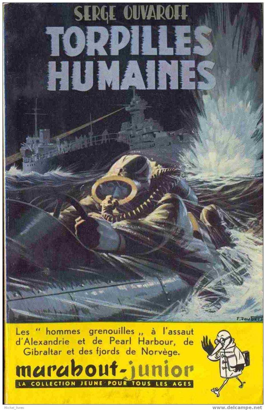 Marabout Junior Hors Morane - MJ 025 - Serge Ouvaroff - Torpiles Humaines - 1954 - TBE - Adventure