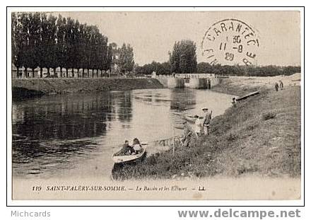 CPA 80 SAINT VALERY SUR SOMME - Le Bassin Et Les Ecluses - Saint Valery Sur Somme