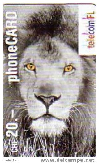 LIECHTENSTEIN SUPERBE LION 20FCH RARE - Jungle