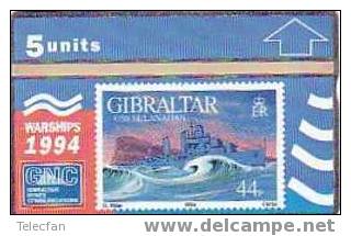GIBRALTAR PRIVEE 5U  USS MC LANAHAN NEUVE MINT - Gibraltar