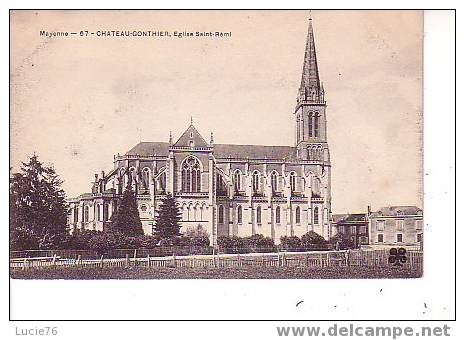 CHATEAU GONTHIER -  N° 67  -  Eglise Saint Rémi - Chateau Gontier