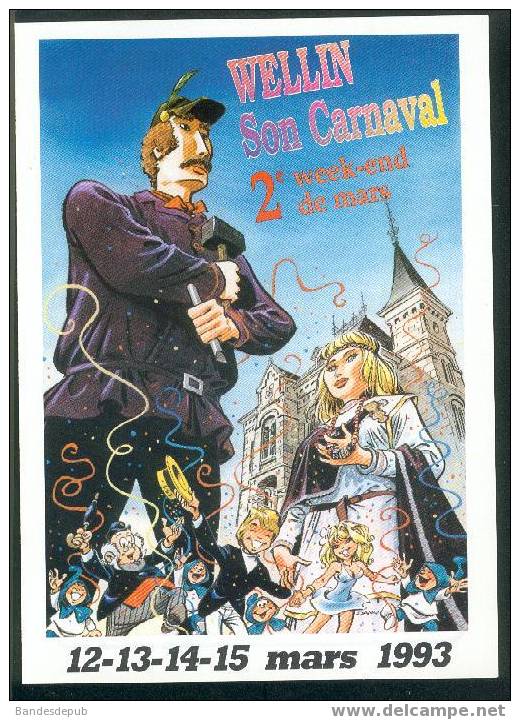 Dépliant Dany - Carnaval De Wellin 1993 - Objets Publicitaires