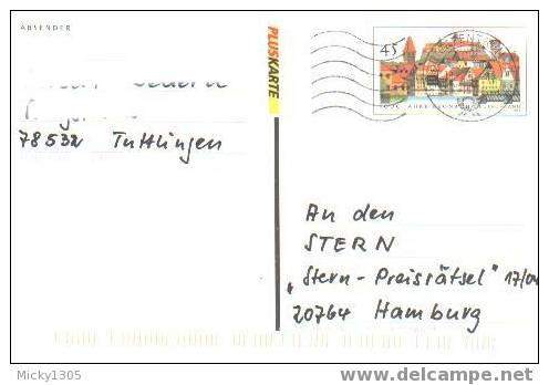 Germany - Postkarte Gestempelt / Postcard Used (1291) - Cartes Postales - Oblitérées