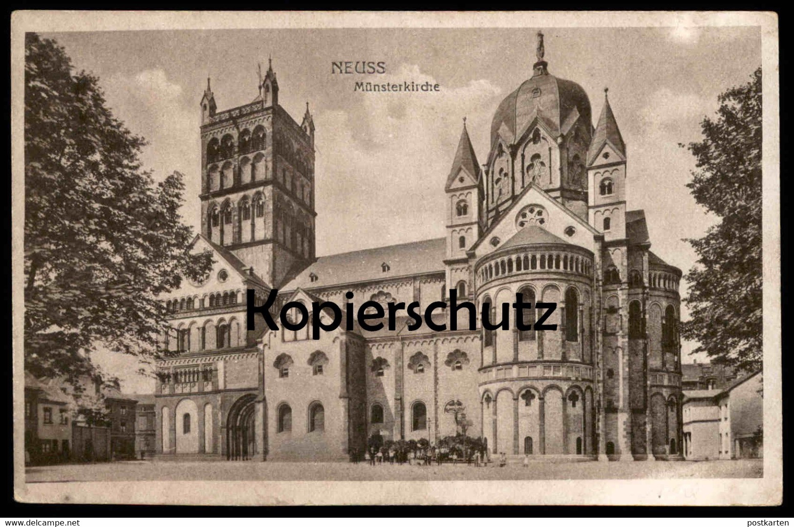 ALTE POSTKARTE NEUSS MÜNSTERKIRCHE Kirche Church église Ansichtskarte AK Postcard Cpa - Neuss