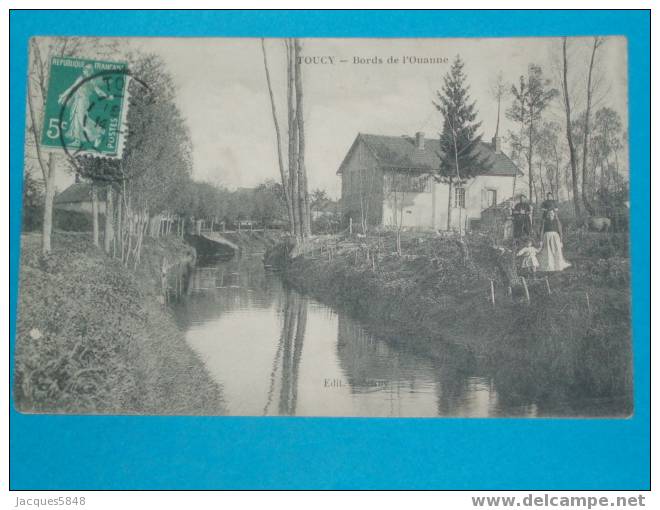 89) Toucy - Bords De L'ouanne - Année 1914 -  EDIT Gaudefroy-  Tres Belle Carte - Toucy