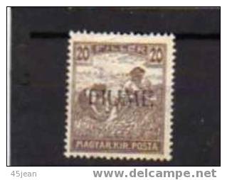 Italie: Fiume 1918 N°10avec  Très Légère Trace Charnière Mais Bon Aspect B* - Fiume