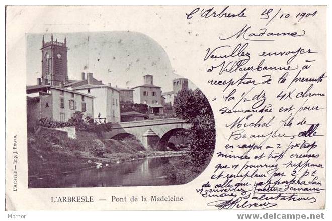L'ARBRESLE Pont De La Madeleine - L'Arbresle