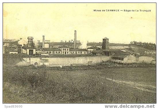 MINES  -  Siège De La Tronquié - Carmaux