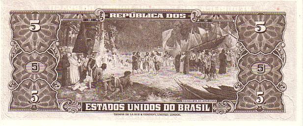 BRESIL    5 Cruzeiros    Non Daté (1962)    Pick 176a    *****BILLET  NEUF***** - Brazilië