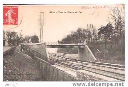 CPA - ABLON - PONT DU CHEMIN DE FER - ANIMEE - Ablon Sur Seine