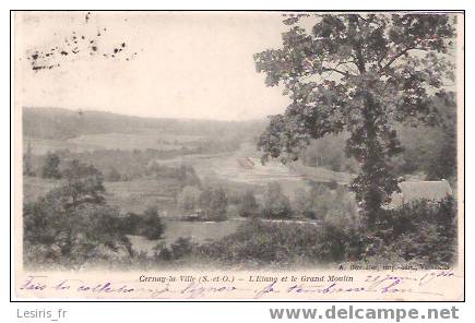 CPA - CERNAY LA VILLE - L´ETANG ET LE GRAND MOULIN - PRECURSEUR - Cernay-la-Ville