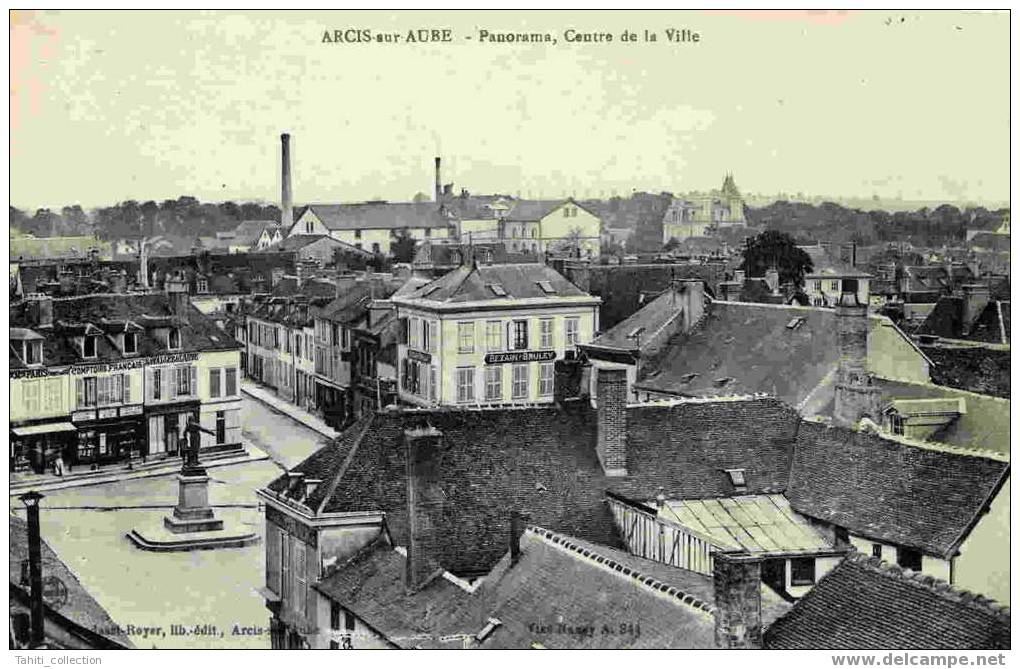 ARCIS-sur-AUBE - Panorama,centre De La Ville - Arcis Sur Aube