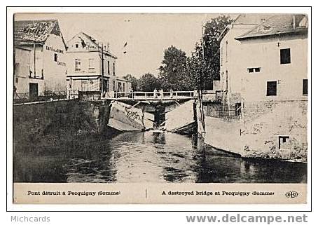 CPA 80 PECQUIGNY - Pont Detruit (Picquigny ?) - Picquigny