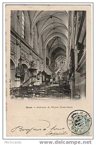 CPA 80 HAM - Interieur De L Eglise Notre Dame - Ham