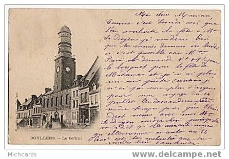 CPA 80 DOULLENS - Le Beffroi - Doullens