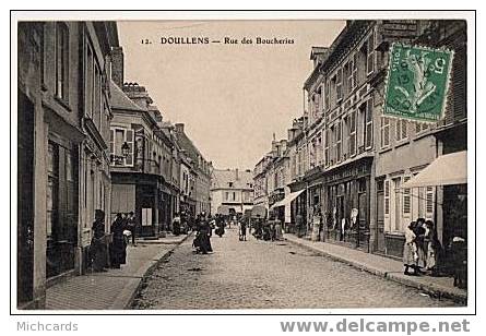 CPA 80 DOULLENS - Rue Des Boucheries - Doullens