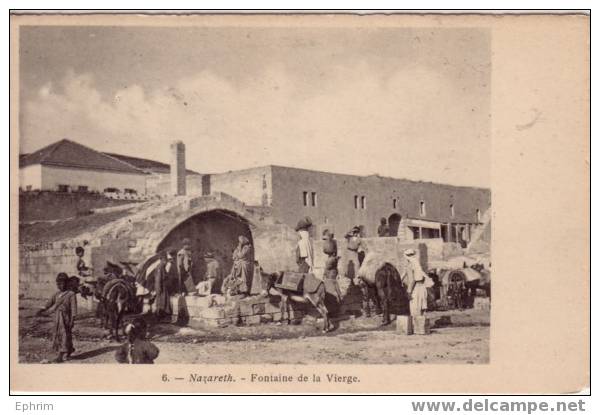 NAZARETH - Palestine - Fontaine De La Vierge - Early Ppc - Palestine