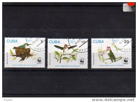 Cuba: Petit Lot Oiseau Mouche, Avec Le WWF - Hummingbirds