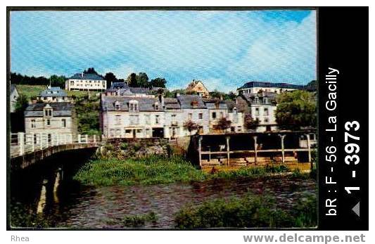 56 La Gacilly - 7 - LA GACILLY (Morbihan) Le Pont Sur L'Aff Et Le Lavoir - Lavoir - Lavandiere Morbiha /  D56D  C56061C - La Gacilly