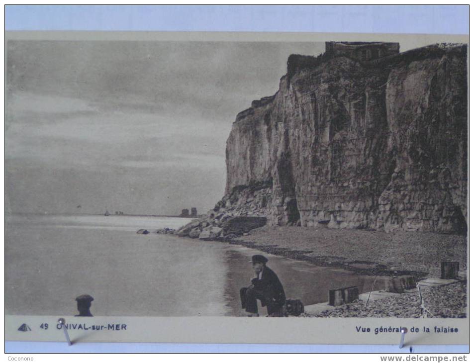 Onival Sur Mer - Vue Générale De La Falaise - Onival