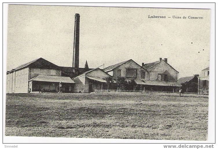 USINE DE CONSERVES DE LUBERSAC REPRODUCTION - Landwirtschaftl. Anbau