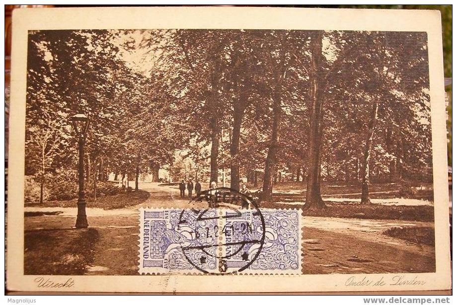 Stamps On Picture Side,vintage Postcard,Utrecht,Netherlands,Holland - Utrecht