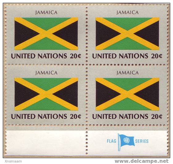 Flag Series - Bloc De 4 - Jamaica - Autres & Non Classés