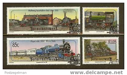 BOPHUTHATSWANA 1993 CTO Stamps 298-301 Locomotives # 6274 - Trains