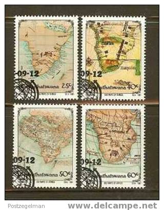 BOPHUTHATSWANA 1991 CTO Stamp(s) 269-272 Old Maps # 6277 - Geography