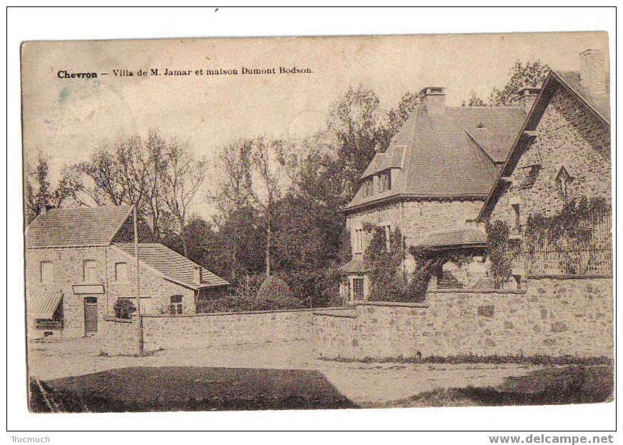 9548 - CHEVRON - Villa De M.Jamar Et Maison Dumont Bodson - Stoumont