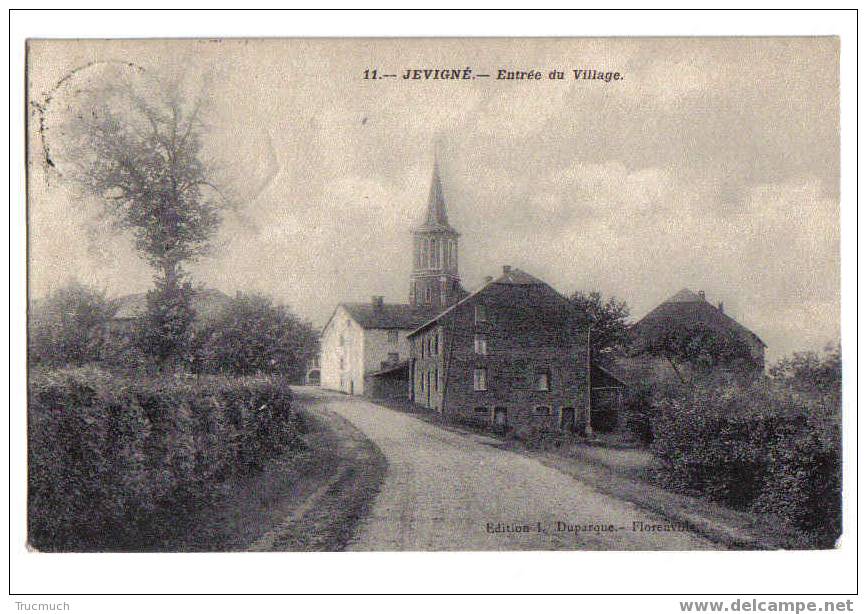 9576 - Jevigné - Entrée Du Village - Lierneux