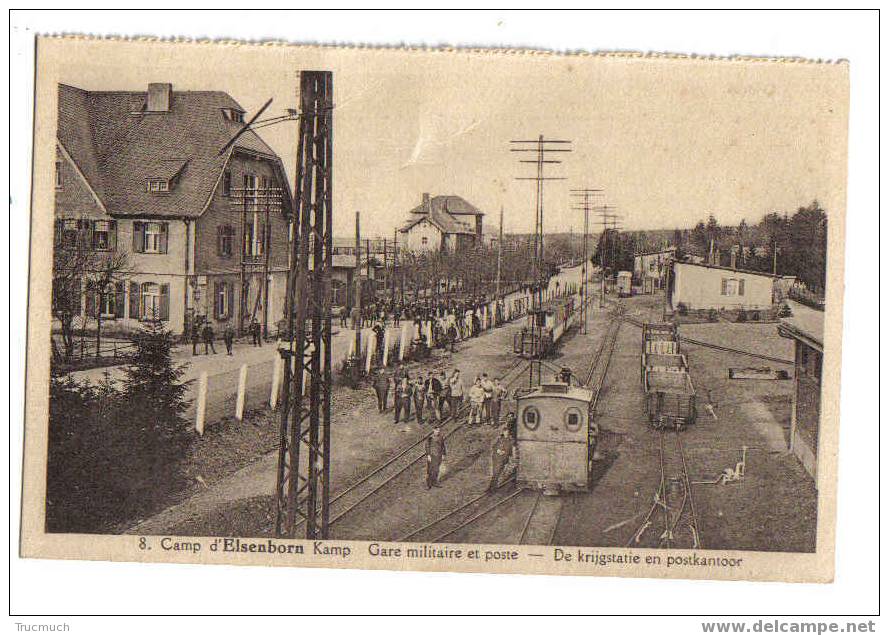 9594 - Camp D' Elsenborn - Gare Militaire Et Poste - Butgenbach - Buetgenbach