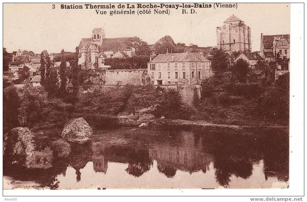 86 LA ROCHE POSAY LES BAINS Station Thermale Vue Générale ( Côté Nord) - La Roche Posay