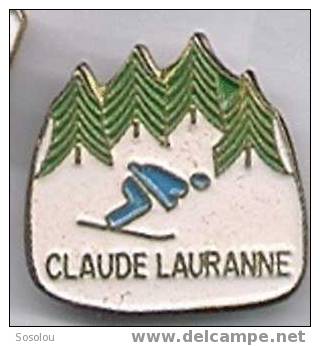 Claude Lauranne. Le Skieur - Winter Sports