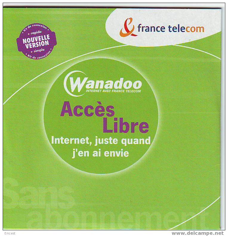 KIT INTERNET WANADOO ACCES LIBRE - Kit De Conección A Internet