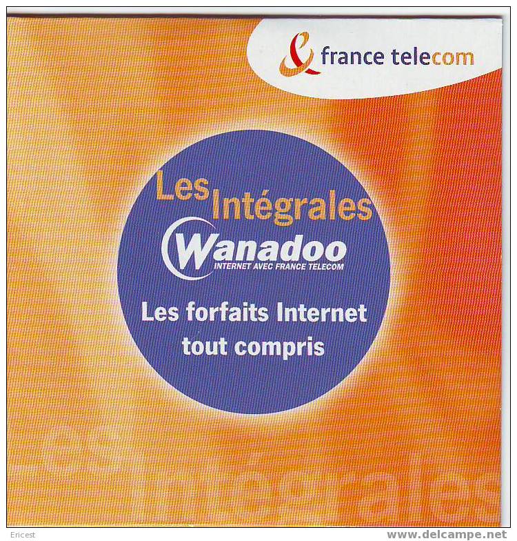 KIT INTERNET WANADOO LES INTEGRALES FRANCE TELECOM - Kit De Conección A Internet