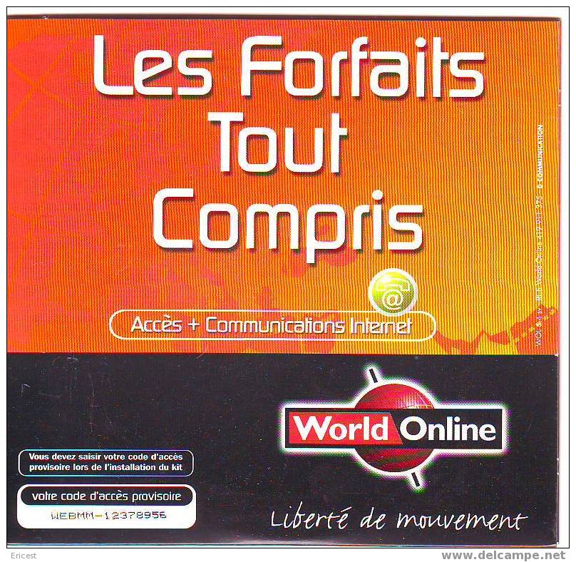 KIT INTERNET WORLD ONLINE LES FORFAITS TOUT COMPRIS - Kit De Conección A Internet