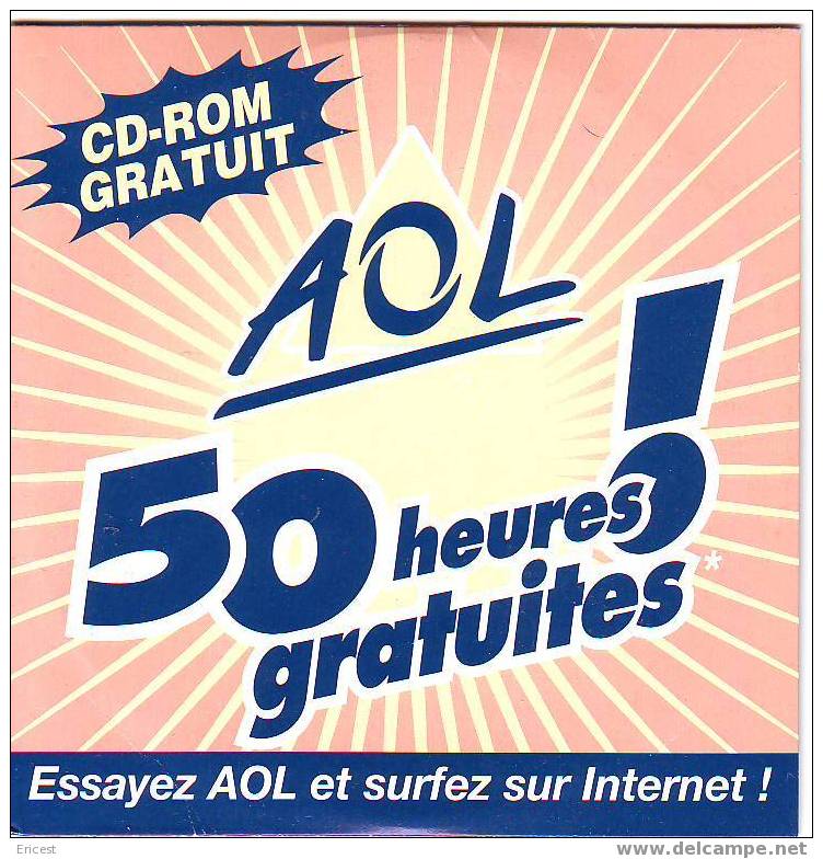 KIT INTERNET AOL 50 HEURES GRATUITES - Kit De Conección A Internet