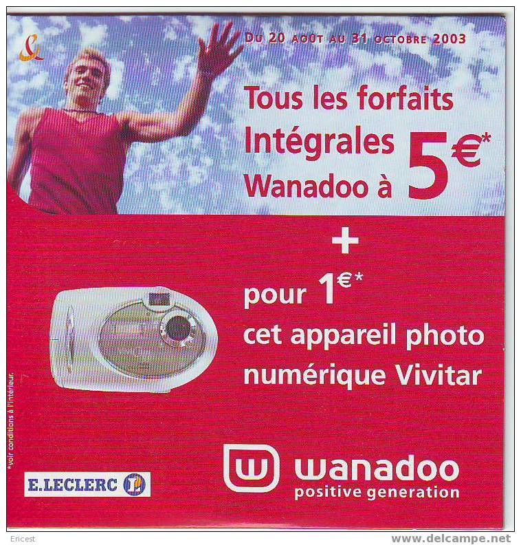 KIT INTERNET WANADOO TOUS LES FORFAITS INTEGRALES A 5 EUROS LECLERC - Connection Kits