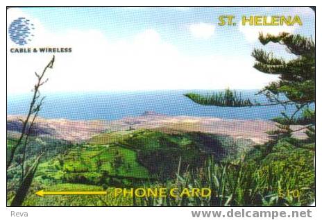 ST HELENA  10 £  PROSPEROUS BAY VIEW LANDSCAPE  CODE: 325CSHB  STH-28 1200 ONLY !! READ DESCRIPTION - Sainte-Hélène