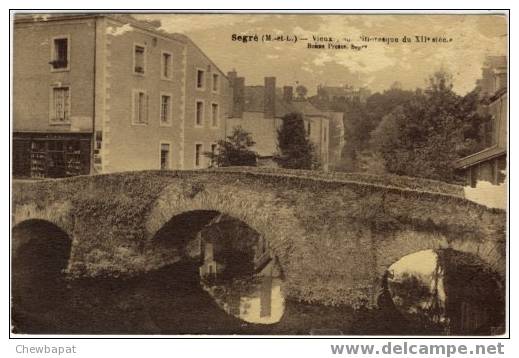 Segré - Le Vieux Pont (carte Abimée) - Segre