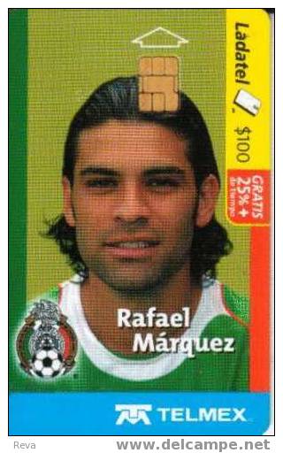 MEXICO  $100  SOCCER  PLAYER  RAFAEL MARQUEZ FOOTBALL  SPORT  MAN CHIP - México