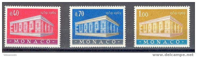 Monaco - Serie Completa Nuova: Europa - 1969
