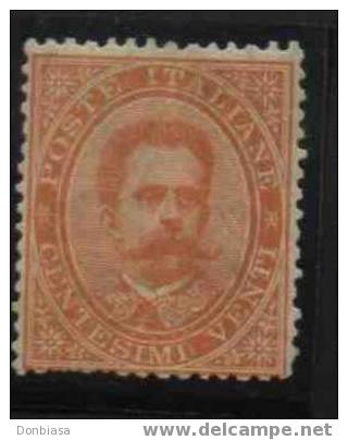 1879/82 Eff. Umberto I, 20 Cent. NUOVO - Nuovi