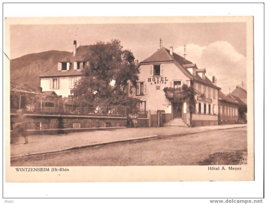 CPA---  68----   Wittenheim----HOTEL MEYER - Wittenheim