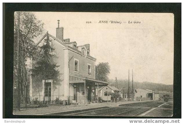 Anse - La Gare ( Vue Intérieure N°992) - Anse