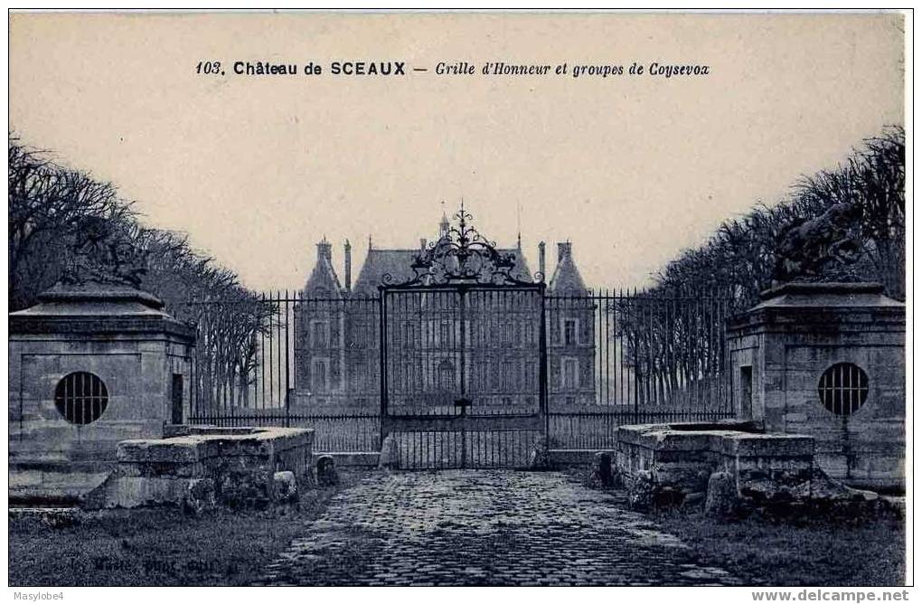 92 Chateau De SCEAUX  Grille D´honneur - Sceaux