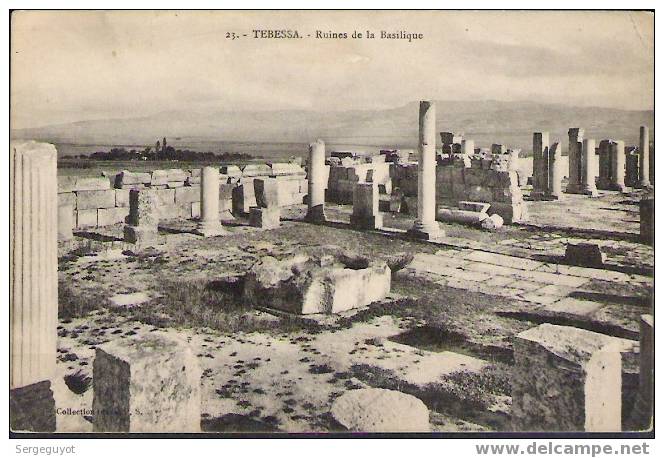 Tebessa : Ruines De La Basilique - (c1388) - Tébessa