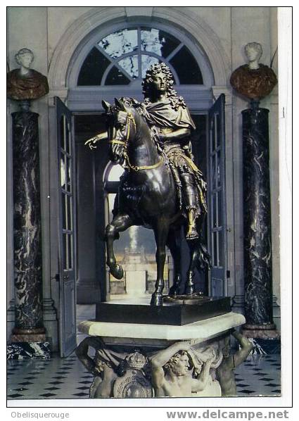 77 VAUX LE VICONTE STATUE EQUESTRE LOUIS XIV EN 1973 - Vaux Le Vicomte