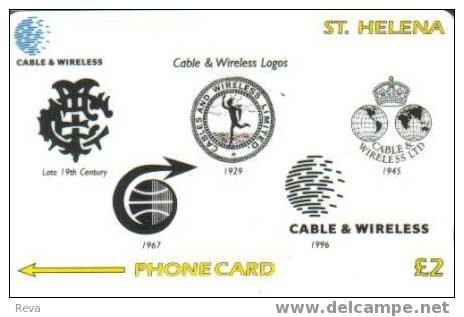 ST HELENA  2 £  C & W  LOGOS  CODE: 327CSHD  STH-30 1200 ONLY !! READ DESCRIPTION - Sainte-Hélène